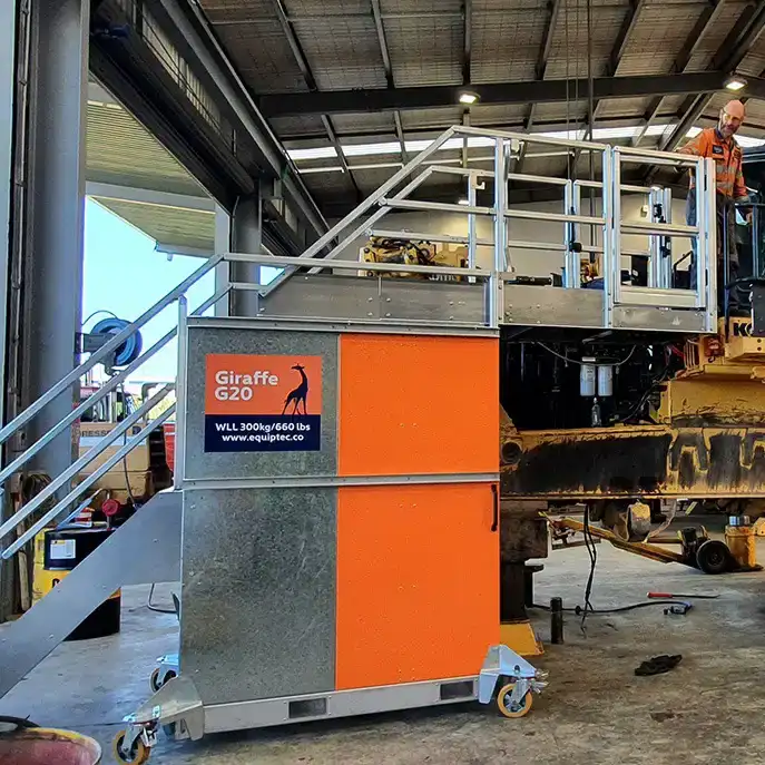 Equiptec MX21 with Ext Deck at Vinidex
